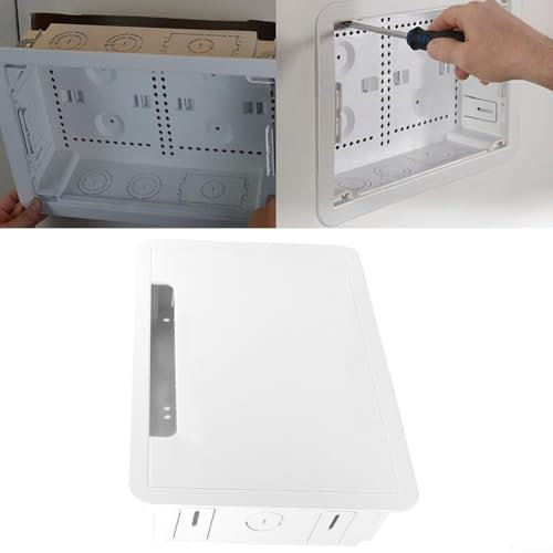 9Inch Media Enclosure, Cable Management Box Wall TV Media Boxs Recessed Storage Boxs, For TV Device Storage And Media Distribution