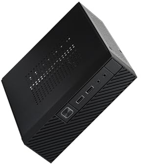 ALCXAZS Efficient Computer Case Box Desktop PC Enclosure Black Made Of Sturdy Steel Ensures Long Lasting Durability M06 Mini Chassis COMPUTER Industrial Control Chassis