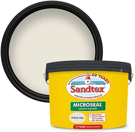 Sandtex Ultra Smooth Masonry Paint | Chalk Hill | 1 x 10L Tub