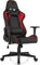 SENSE7 Gaming Stuhl Spellcaster, ergonomischer Gaming Sessel mit verstellbaren Lendenkissen Einstellbarer Neigungswinkel, Gaming Chair mit Wippfunktion, PU-Leder Bürostuhl 150kg, PC Stuhl Schwarz-Rot