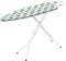 GIMI Leo Asse da Stiro, Asse da Stiro con Portacaldaia, Regolabile in Altezza, Piano Stiro 110 x 33 cm, Acciaio, Bianco, 132 x 33 x 90 cm