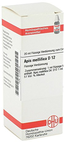 DHU Apis mellifica D12 Dilution, 20 ml Lösung