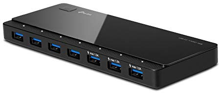TP-LINK UH700 5000Mbit/s Nero perno e concentratore