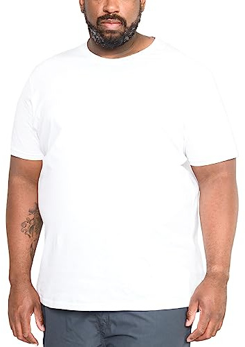 Duke Mens D555 Kingsize Flyers-1 Crew Neck T-Shirt (6XL) (White)