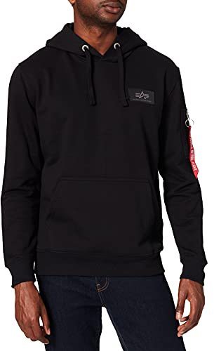 ALPHA INDUSTRIES Back Print Hoody Kapuzensweat für Herren Black