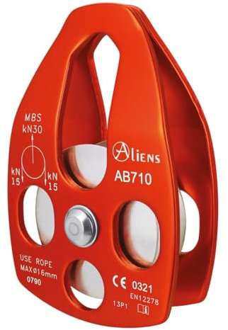 Aliens Big Pulley Umlenkrolle (30kN), Farbe:orange