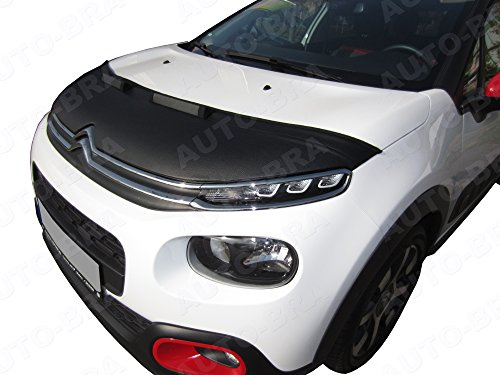 AB3-00104 Auto Bra kompatibel mit Citroen C3 2017-2024 Steinschlagschutz Tuning Bonnet Bra