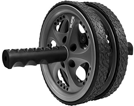 BLUERISE Ab Roller Wheel 2 Typen Ab Roller Kein Lärm Ab Wheel Einfach zu Montieren Home Workout Ausrüstung Tragbare Bauchmuskeltraining Ausrüstung für Home Workout