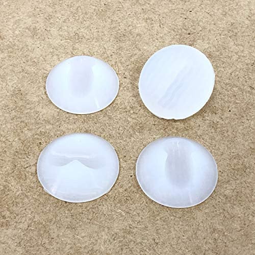 Haarnadel-Beine, Fußschutz, freundlich auf Hartboden, rutschfeste Gummigleiter, universal für 10 und 12 mm Stahlstange, weiß