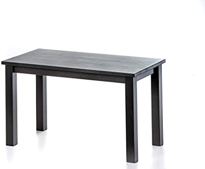 hagge Home Couchtisch Holz 75x38 Wohnzimmertisch Holz Coffee Table Sofatisch Wohnzimmer Sofa Tisch Couch Tisch Klein Kaffeetisch Modern Couchtisch Rechteckig Holztisch Wohnzimmer Schwarz