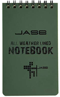 WOWOWO Taktisches Notizbuch Allwetter Wasserdichtes Schreibpapier Notizbuch Militär im Freien Camping