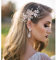 Accessoire Cheveux Mariage Champêtre,Smavles 2 Pièces Bijou de Cheveux Mariage Fleur Accessoire Cheveux Mariage Accessoire Cheveux Femme Mariage pour Femmes et Filles