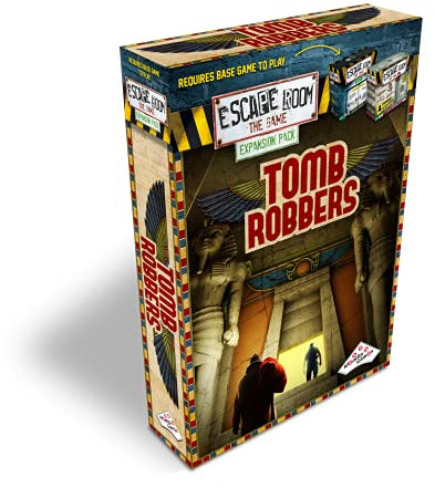 Escape Room The Game Expansion Pack – Tomb Robbers | Solve The Mystery Board Game for Adults and Teens (English Version)