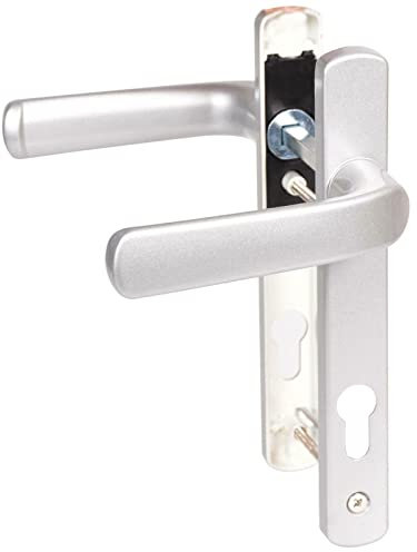 True Face UPVC Door Handle Avocet Pioneer 92mm PZ Sprung Double Glazing Pair Set Patio PVC Chrome 210 MM