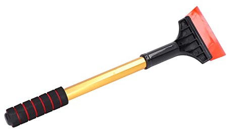 Eiskratzer, Scheibenenteiser, Windschutzscheibe Schneeschaufel, Rutschfeste Autofenster Eiskratzer Frostschutzgriff Teleskop für SUV Offroad LKW Auto Eiskratzer