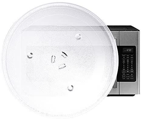 11.25 Microwave Plate Replacement 11 1/4 Inch Universal Microwave Glass Turntable Compatible with GE/Panasonic/Whirlpool/Kenmore/Maytag/Sharp/Daewoo/Emerson/Frigidaire and More