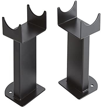 Milano Alpha Single Double Vertical Horizontal Radiator Floor Mounting Feet - Black
