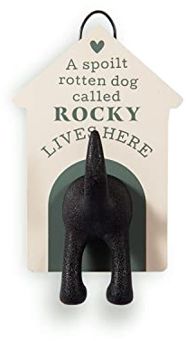 Personalised Dog Lead Hook (Rocky)