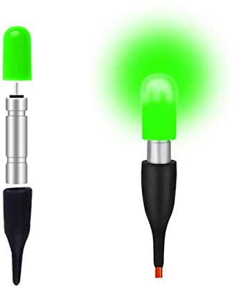 DZAY Angel Leuchtstäbe für Bobber 0.31 bis 1.8 Float Leuchtstab,Angel Knicklichter für Schwimmer mit Batterie Beleuchtetem Bobber, LED Angelschwimmer Fluoreszierendem Lichter für Nachtaktivitäten