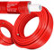 Vorisoliertes PEX/AL/PEX-Rohr Polyethylen-Ummantelung Stark Langlebig 16 x 2 mm Rot 50 m Wasserversorgungs-Heizsysteme