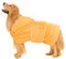 Avont Hundebademantel Handtuch Hundedusche Saugfähiges Badetuch aus Microfaser Schnelltrocknend Wintermantel Wärmer für Haustiere Strand Verstellbar Bathrobe Verschiedene Größen- Gelb 3XL