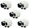 Fridge Magnets, Cute Animal Fridge magnets, Strong Decorative 3D Magnets, PACK OF 5 White Sheep Magnets
