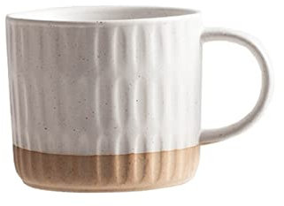 Keramik-Kaffeetasse Kreative Keramik-Kaffeetasse Japanische handbemalte Tasse Frühstückstee-Milch-Becher-Becher-Keramik-Getränk-Geschenk (Color : Mug-A, Size : 301-400ml)