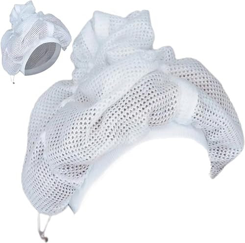 1 Stück Net Plopping Cap, Net Plopping Bonnet, Net Plopping Cap For Drying Curly Hair, Mesh Haarnetz, Haarnetze Mütze Haarnetz Bonnets Für Frauen Lange Gerade Locken Perücke