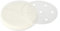 uxcell 100 piezas de papel pergamino para freidora de aire, forro redondo de 4 pulgadas, papel de hornear antiadherente para freidoras de aire, vaporera de bambú, color blanco