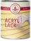 Bamberger Farbwerke Acryllack, Buntlack für Innen und Außen (Schwarz glänzend, 750ml)
