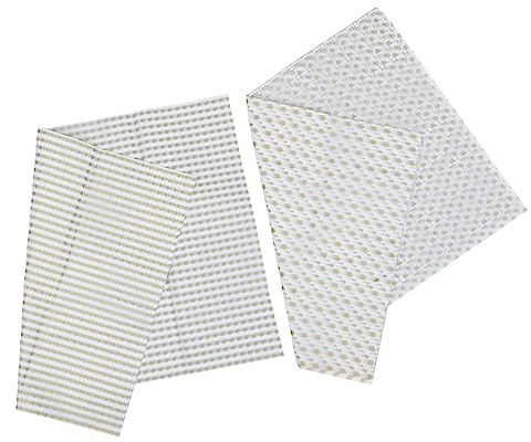 FRCOLOR 40blätter Goldene Serie Geschenkpapier Mit Blumenmuster Goldene Punkte Für Hochzeiten Geburtstage Und Feiertage