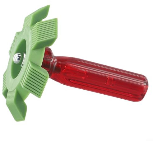 GLOBALHUT Brosse de refroidissement pour condensateur de climatisation, peigne de réparation de climatisation, outil de nettoyage et de refroidissement compact, RE983F44SM8T3HROI3S4