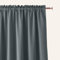 ROOM99 Vorhang mit Kräuselband Aura 140 x 260 cm Breite x Höhe Schiebegardinen Modern Curtain Wohnzimmer Schlafzimmer Dunkelgrau, 1 Stück