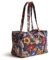 Vera Bradley Woodhill Damen Umhängetasche Baumwolle, Farbenfroher Blumenstrauß, Einheitsgröße