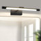 Homefire LED Spiegelleuchte Bad Spiegellampe - 40CM Badlampe Wand 6W Badleuchte Badezimmer Schwarz Wandleuchte Wasserdicht IP44 Wandlampe 4000K Neutralweiß Modern Badlampe für Badschrank Keller Küche