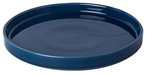 AOpghY Soucoupe à Plantes en céramique 7,1 Pouces, Plateau de Drainage Bleu pour prévention des Rayures, Plateaux à Plantes pour Pots, soucoupes de Fleurs, Plats à Plantes