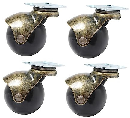 4 Stück Pp Caster Möbelrolle Alte Lenkrolle Rollen Universalrolle Möbelrolle Universalrad Drehen Wohnung