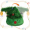 Veesper Electric Christmas Hat, Singing and Dancing Christmas Hat Musical Interactive Swinging Cute & Comfortable Santa Hats Adult for Christmas Carnival Party Costume Props, Christmas Tree Hat