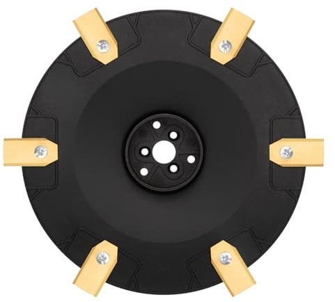 Taglio efficiente: piatto per coltelli robot tosaerba + 6 lame di ricambio compatibili con Husqvarna G3-P2, Automower 420 430 x 440 520 550,400 serie ALT fino all'anno di costruzione 2019