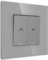 PULSAR Rolladentaster Jalousietaster Unterputz Glas Grau 1 Fach Rollladentaster zur Unterputzmontage Rollo/Rouleau/Jalousette/Fensterschutz Taster