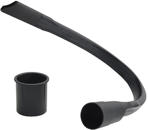 YUNXCNA Ugello per Aspirapolvere, Bocchetta Piatta Flessibile, 62 cm, Nero, Plastica Morbida