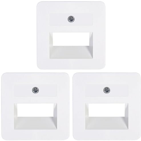 Kopp 343213185 Europa Abdeckung für UAE-Anschlussdose (Packung mit 3)