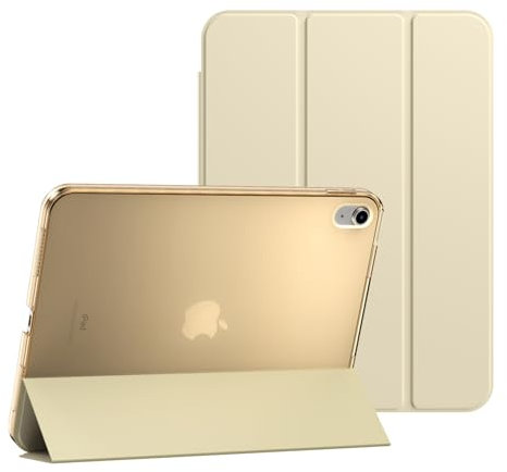 Custodia per iPad Apple di 10a generazione da 10,9 rilasciata nel 2022 Numeri di modello A2757, A2777, A2696 (oro)