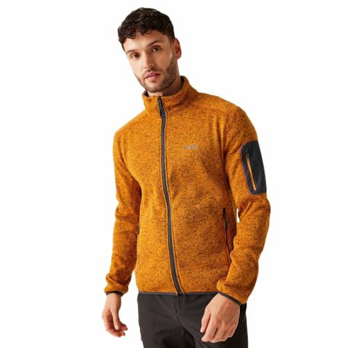 Regatta - Newhill Fleecejacke Durchgehender Reißverschluss für Herren (L) (Fuchs)