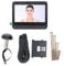 Telituny Smart Video Doorbell, 1080P HD WiFi Door Camera with 4.3 IPS Screen, 120° Wide Angle, PIR Motion Detection, 5000mAh Battery, 2-Way Audio, Night Visions
