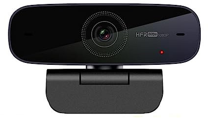 AIRYSSFU Webcam, Flux de caméra USB Full HD 1080p 60Fps à Mise Point Automatique avec Microphones for Les conférences, la Diffusion en Direct, l'enregistrement