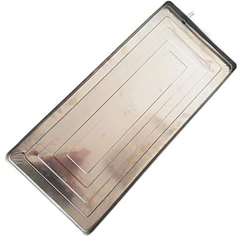 uHLANQC Vassoio di condensazione AC, Vassoio in Metallo zincato for Raccolta Acqua, Kit di Raccordo di Scarico con Tubo di Scarico condensa da 2 m, antiruggine, Resistente al Sole(1 2P)