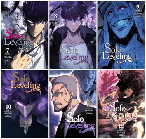 Solo Leveling (Comic) Series 6-Book Collection Set (Vol.7 to Vol.12) - Action-Packed Korean Webtoon Adaptation