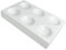 Opemg White Porcelain Spot Plate 6 Wells Laboratory Spotting Reaction Plate Best for Laboratory Chemical Experiment Testing,Storage Microplates Glassware and Labware