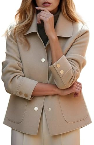 Generico Trench Corto Donna Primaverile Giacche Primavera Coat Leggero Taglie Forti Cappottino Antivento Giacchetto Curvy Militare Giacca Estate Giubbini Eleganti